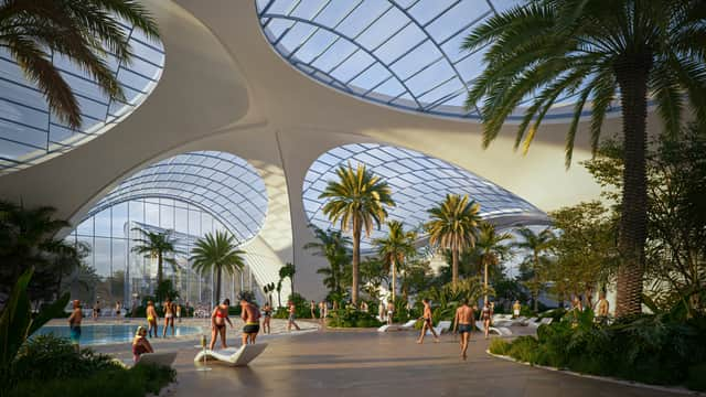 How the internal leisure space at Therme Manchester will look