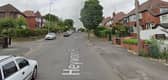 The stretch of Heywood Road in Prestwich most recently impacted by the sinkhole