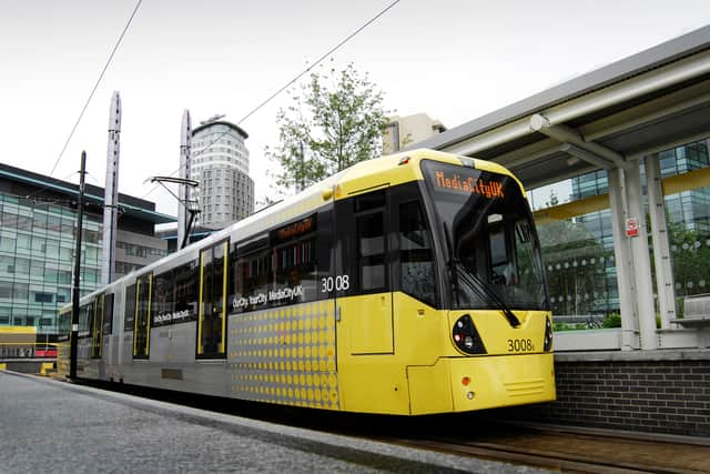 A Manchester Metrolink Tram