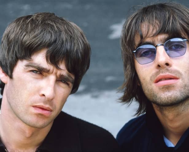 The Gallagher brothers (Photo:  Jill Furmanovsky)