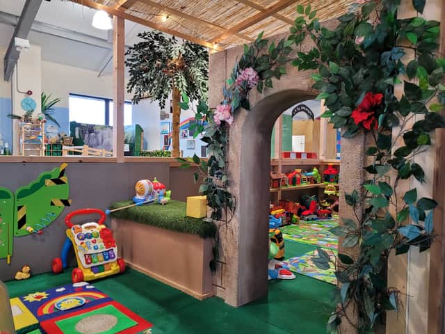 The baby play area at the Hideaway