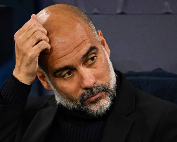 Man City boss Pep Guardiola is battling a few injury issues at the moment 