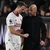 Erik ten Hag praised Jonny Evans after Manchester United's win over Burnley.