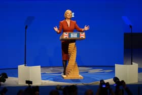 Former Prime Minister Liz Truss at the Conservative Party Conference in 2022 (Photo by Ian Forsyth/Getty Images)
