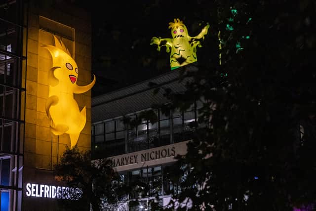 The monsters are returning to Manchester city centre this Halloween. Credit: Manchester City Centre Business Improvement District