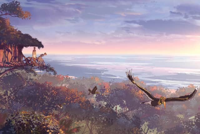 A scene from the new animated adaptation of Michael Morpurgo’s Kensuke’s Kingdom, showing at this year’s Manchester Animation Festival. 