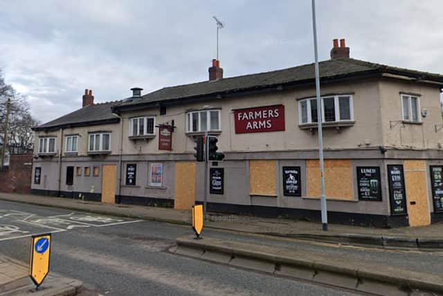 The vacant Farmers Arms which is set to become a Greggs drive-thru