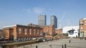 An artist's impression of how the two Union Living co-living tower blocks. Picture: Vita/Denton Corker Marshall