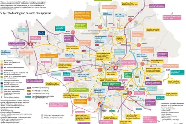 Projected Metrolink Map
