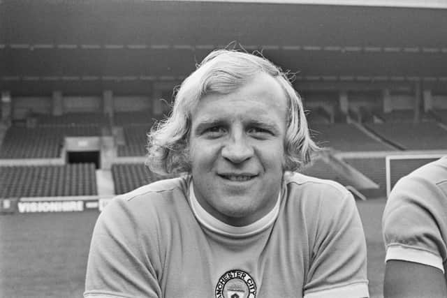Francis Lee pictured at Man City back in 1973