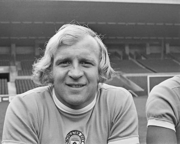 Francis Lee pictured at Man City back in 1973