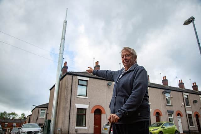 Alan Chadwick is one of many residents up in arms about the mast
