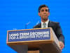 Prime Minister Rishi Sunak confirms HS2 line to Manchester scrapped during his speech at Tory Party Conference