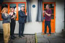 A plaque has been unveiled on The Snug in Atherton