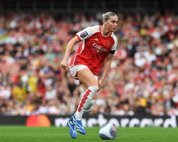 Alessia Russo faces Manchester United with her new side this Friday. Cr. Getty Images