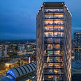  Gary Neville’s new luxury hotel as part of the St Michael’s development. This is CGI rendering of the project. 