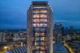  Gary Neville’s new luxury hotel as part of the St Michael’s development. This is CGI rendering of the project. 