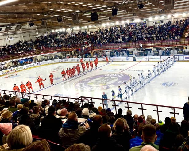 A match at Planet Ice Altrincham