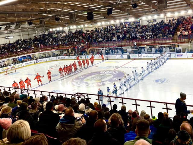 A Manchester Storm match at Planet Ice Altrincham