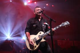 James Dean Bradfield of the Manic Street Preachers performing at Absolute Radio's 10th birthday gig at O2 Shepherd's Bush Empire on September 25, 2018 in London, England. (Photo by Tim P. Whitby/Tim P. Whitby/Getty Images)