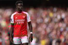 Mikel Arteta has said Bukayo Saka could be fit for Arsenal's game against Manchester City on Sunday, while Pep Guardiola revealed John Stones is set to miss out through injury.