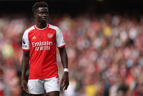 Mikel Arteta has said Bukayo Saka could be fit for Arsenal's game against Manchester City on Sunday, while Pep Guardiola revealed John Stones is set to miss out through injury.