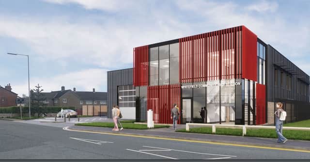 The plans for Whitefield Fire Station