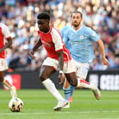 Bukayo Saka is a major injury doubt for Arsenal ahead of Sunday's Premier League game against Manchester City.