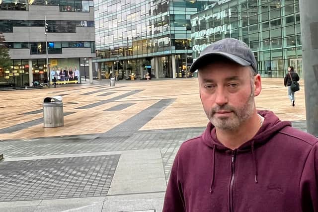 Toby O’Sullivan has lived for seven years at Salford Quays, where he owns an apartment. Credit: LDRS