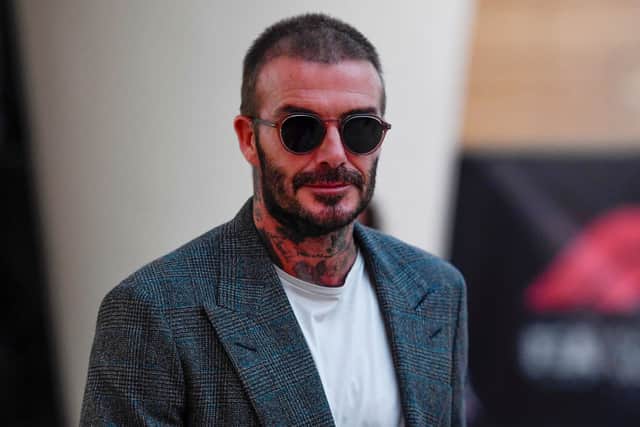 David Beckham was in Qatar again over the weekend (Image: Getty Images)