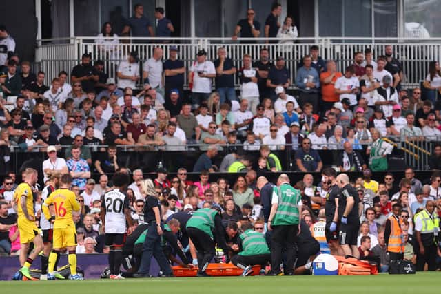 Chris Basham was stretchered off the pitch on Saturday (Image: Getty Images)
