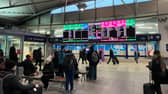 The waiting area by platforms 13 and 14 of Manchester Piccadilly