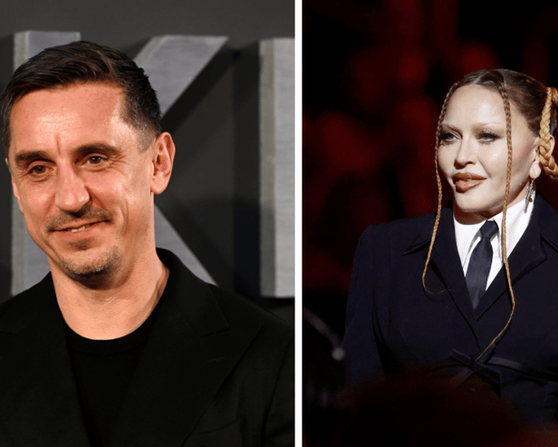 Madonna is rehearsing in Manchester (Image: Getty Images)