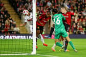 Melvine Malard equalises against Paris Saint-Germain. Cr. Getty Images