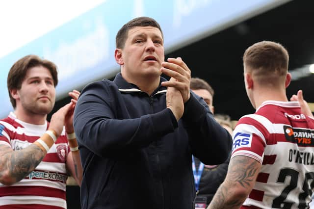 Wigan head coach Matt Peet 