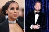 Actress Kerry Washington has invited James Corden to join her in Manchester 