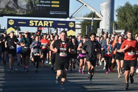 Some 16,500 runners took part in this year's Manchester Half Marathon