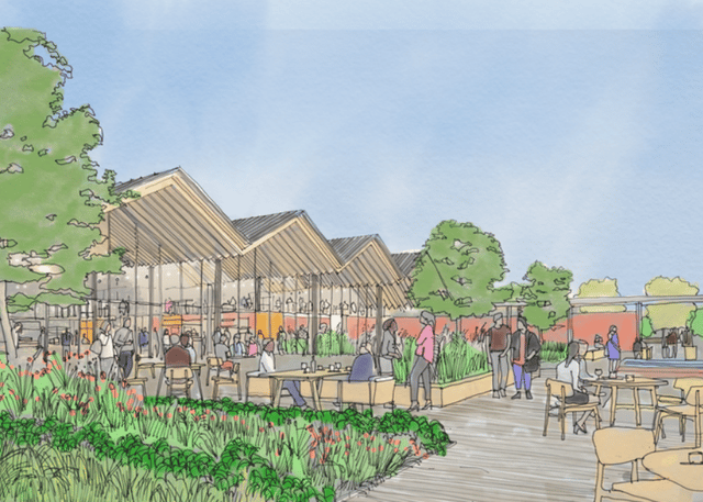 An artists impression of Tatton Services (Photo: Westmorland Family) 