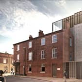 CGI of new high-end hotel off Liverpool Road, Manchester