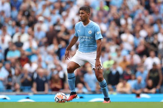 Rodri is one of two changes expected for Manchester City's game against Brigton & Hove Albion this weekend.