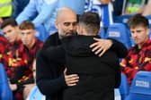Pep Guardiola is a huge fan of Brighton manager Roberto De Zerbi and reportedly said he will replace him as Manchester City manager. 