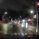 Car smashes into Manchester building
