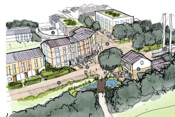 Indicative proposals for Godley Green garden village. Photo: Tameside council.