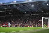 Erling Haaland converted the spot kick to open the scoring for Man City (Image: Getty Images)