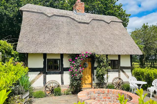 This beautiful tiny cottage in Holmes Chapel is available to rent on Airbnb now. Credit: Lydia (host) via Airbnb