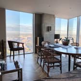 This penthouse apartment in Manchester city centre is available to rent now on Airbnb. Credit: Amy (LONDON SHORT TERM RESIDENCES CO) via Airbnb