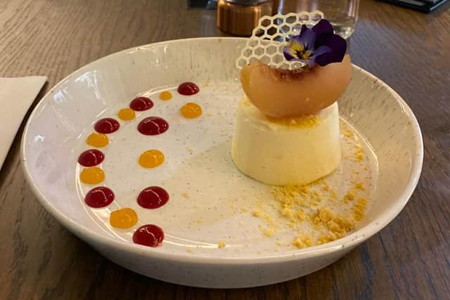 The Manchester Bee dessert at the hotel