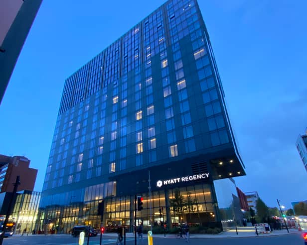 The Hyatt regency Hotel in Manchester (Photo: ManchesterWorld) 