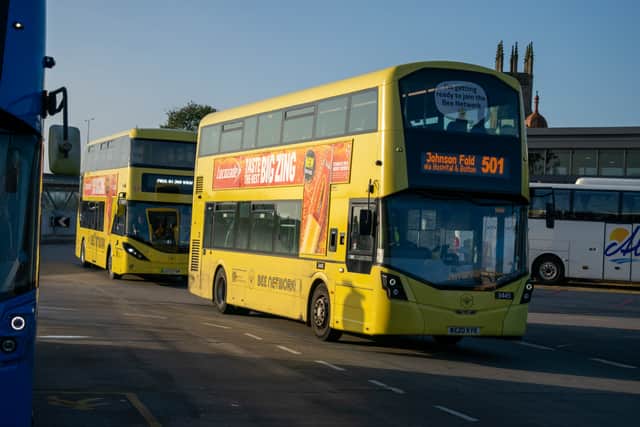 A Bee network bus in Bolton 