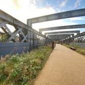 Castlefield Viaduct is a leafy walk above Manchester 